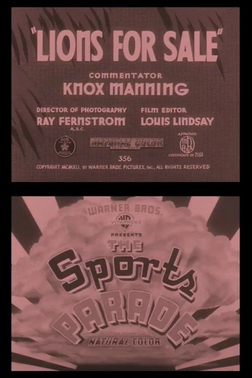 Lions for Sale poster