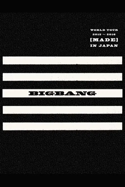 BIGBANG WORLD TOUR 2015~2016 [MADE] IN JAPAN poster