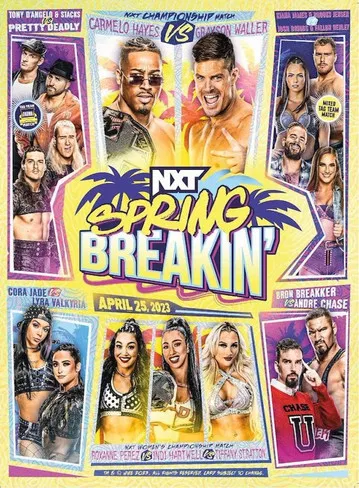 WWE NXT Spring Breakin' 2023 poster