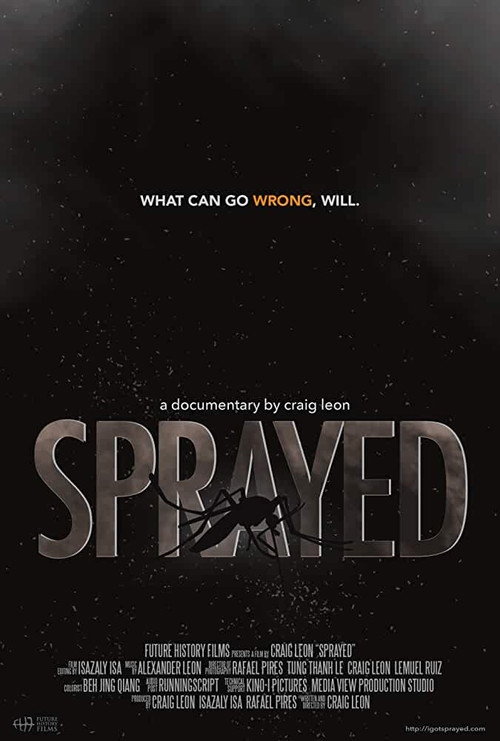 Sprayed poster