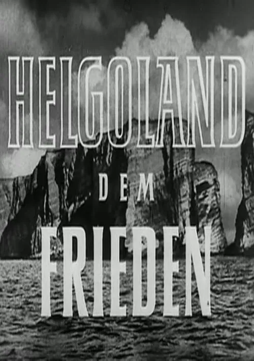 Helgoland dem Frieden poster