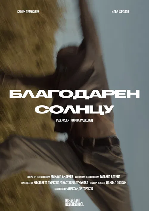 Благодарен солнцу poster