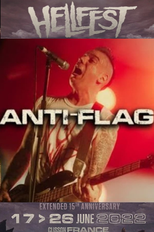 Anti-flag - Au Hellfest 2022 poster