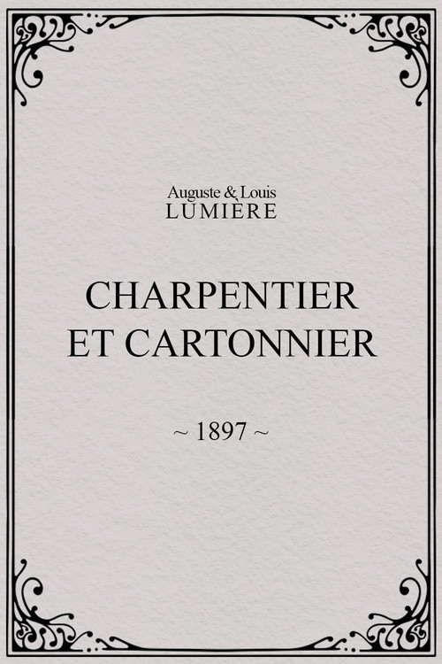 Charpentier et cartonnier poster