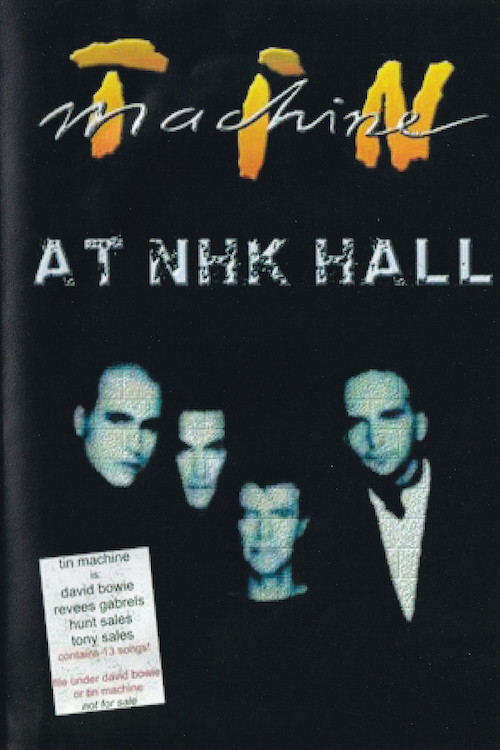 Tin Machine - Live at Paradiso poster