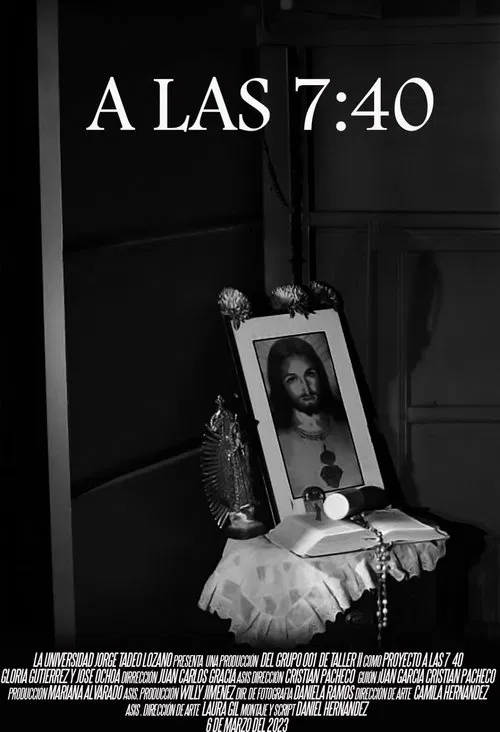 A las 7:40 poster