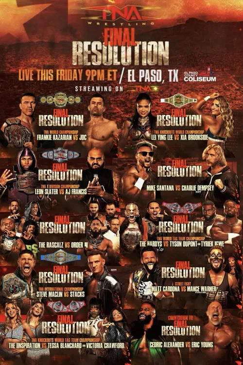 TNA Final Resolution 2025 poster