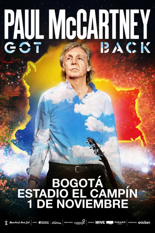 Paul McCartney: Got Back – Live in Bogotá at Estadio El Campín poster