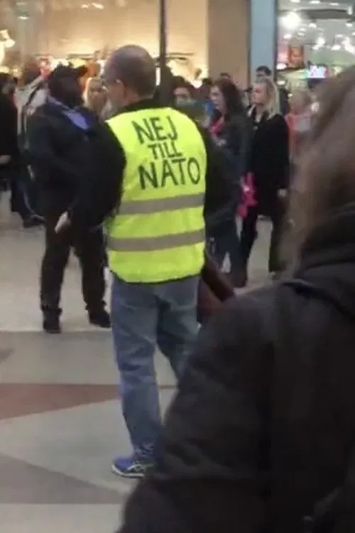 Ruben Östlund Attack on NATO poster