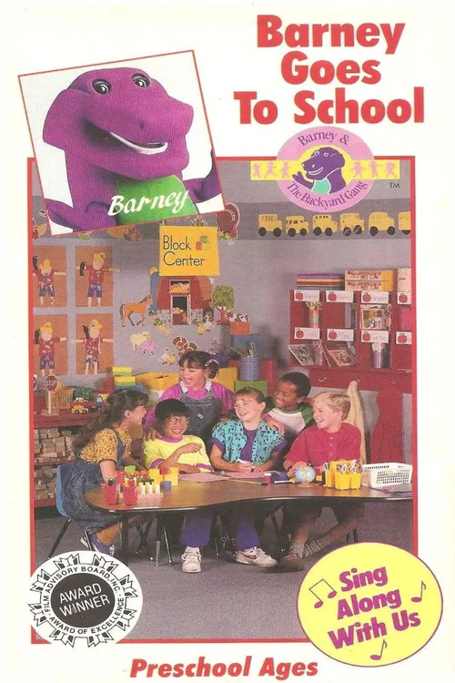 Barney Goes to School poster