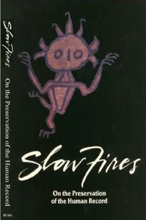 Slow Fires: On the Preservation of the Human Record poster