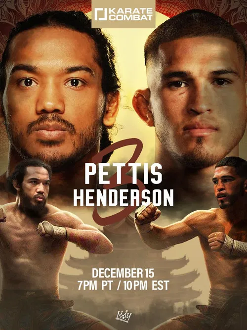 Karate Combat 43: Pettis vs. Henderson poster