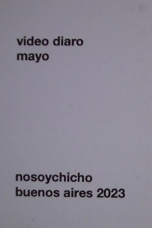 video diario poster