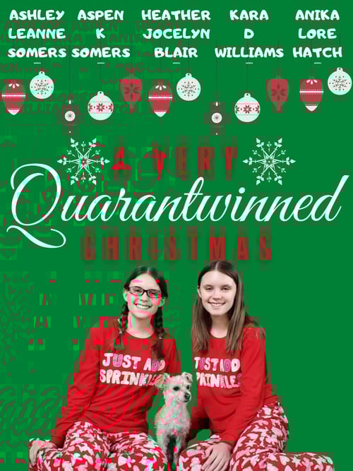 A Very Quarantwinned Christmas poster