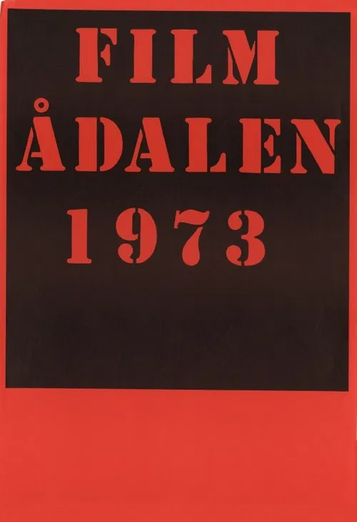 Ådalen 1973 poster