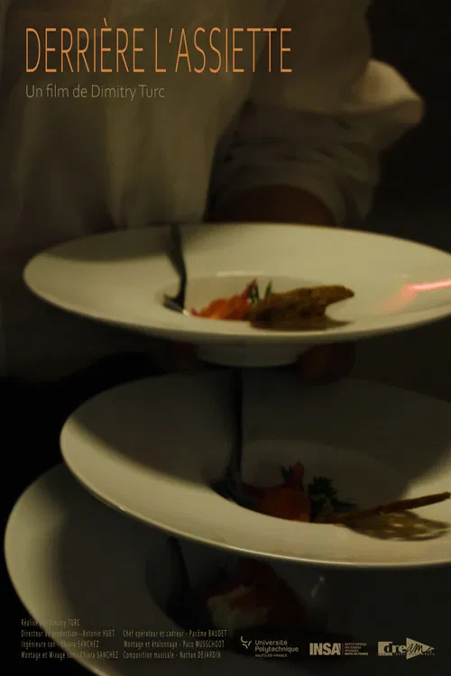 Derrière l'assiette poster