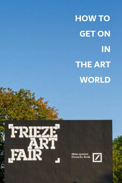 How to Get on in the Art World poster