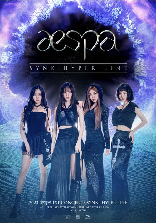 aespa LIVE TOUR 2023 'SYNK: HYPER LINE' poster
