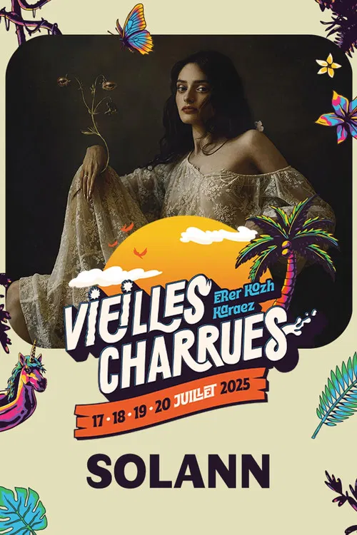 Solann en concert aux Vieilles Charrues 2025 poster