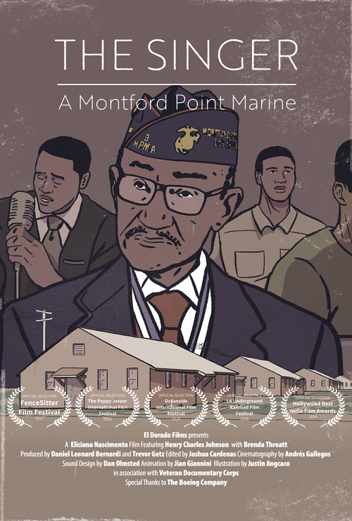 The Singer: A Montford Point Marine poster