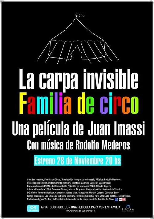 La carpa invisible. Familia de circo poster