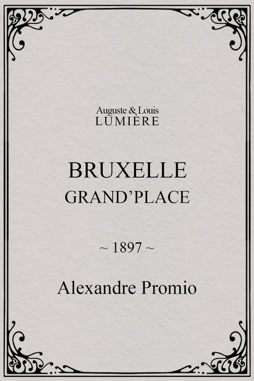 Bruxelles, Grand’Place poster
