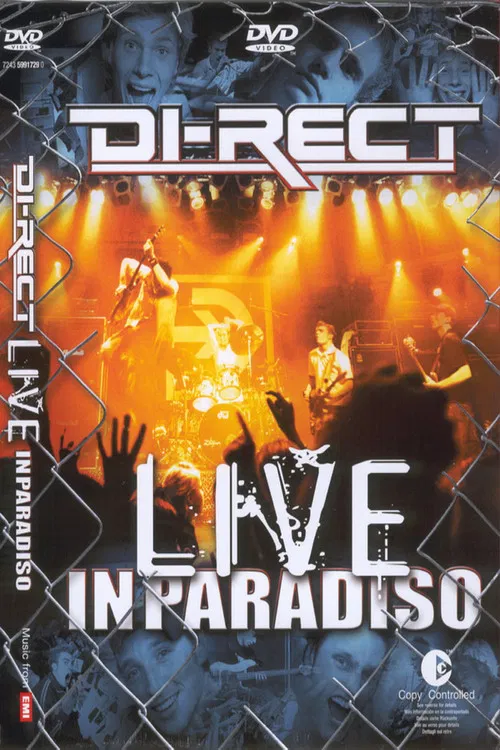 Di-Rect ‎– Live In Paradiso poster