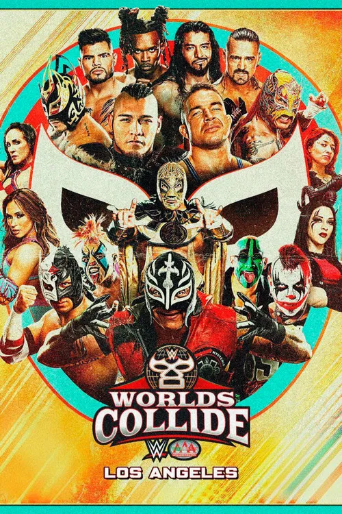 WWE/AAA Worlds Collide 2025 poster