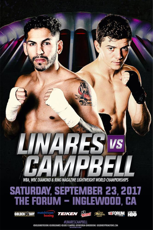 Jorge Linares vs. Luke Campbell poster