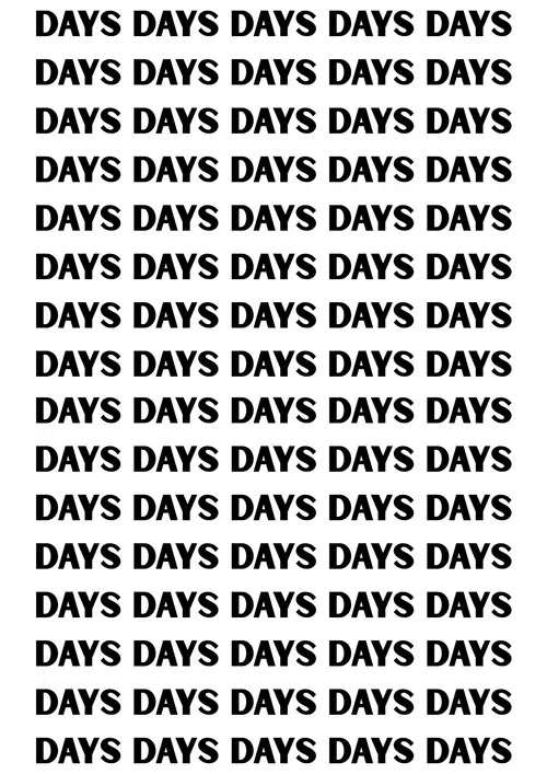 Days poster