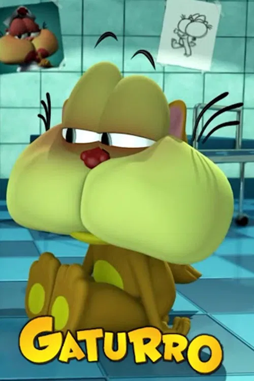 Gaturro en 3D poster