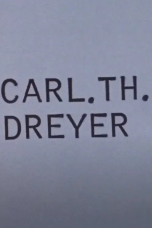 Carl Dreyer poster