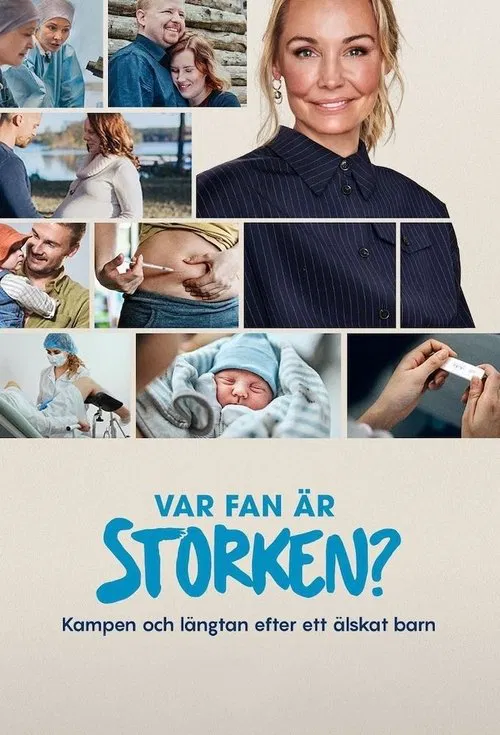 Var fan är storken? poster