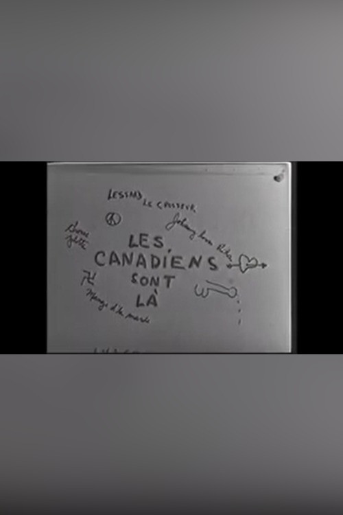 Les Canadiens sont là poster