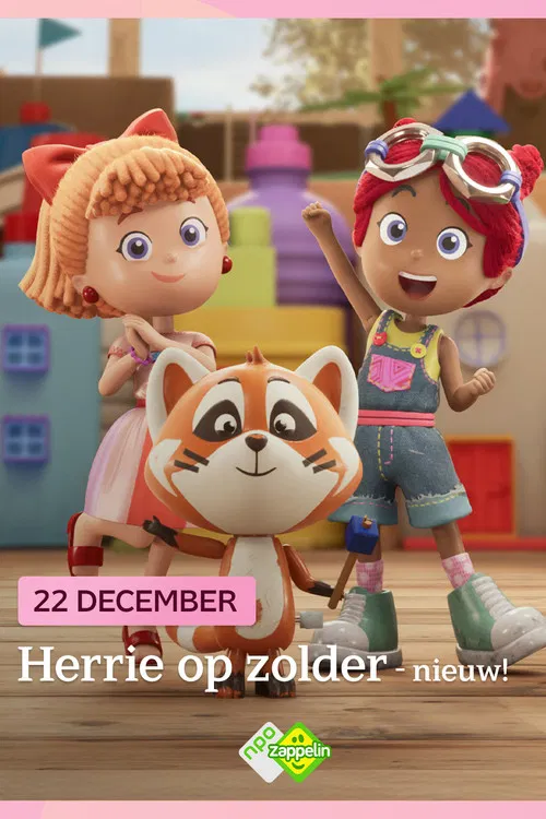 Herrie op zolder poster