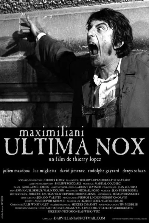 Maximiliani Ultima Nox poster