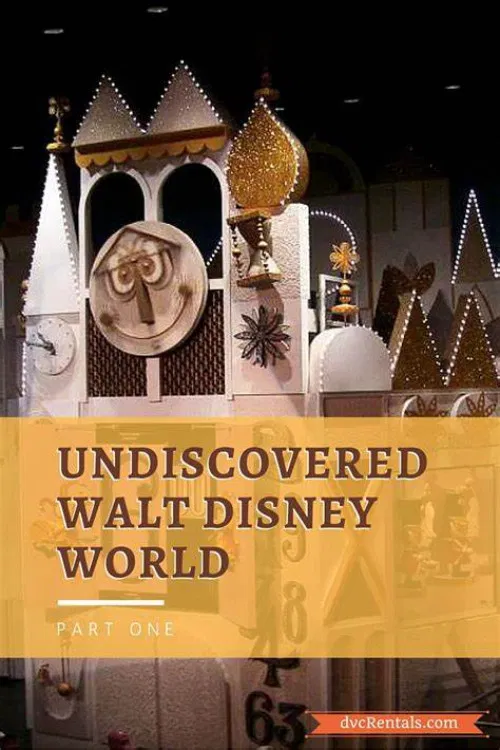Undiscovered Walt Disney World poster