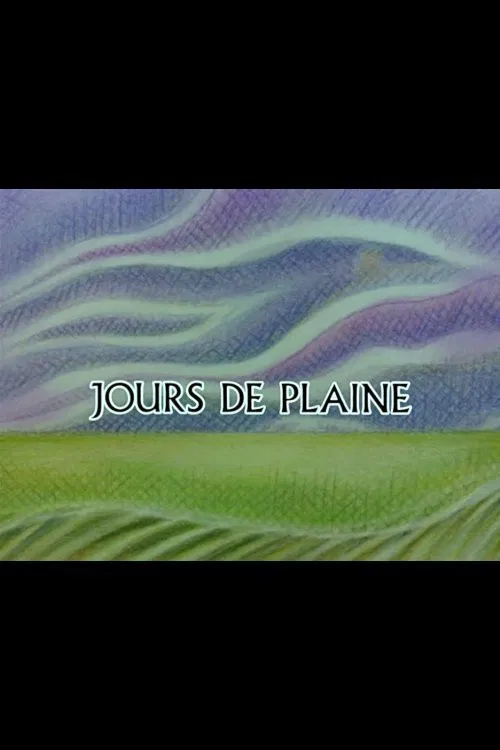 Jours de plaine poster