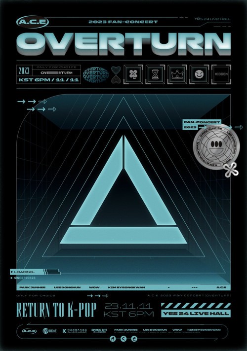 A.C.E FAN CONCERT [OVERTURN] poster