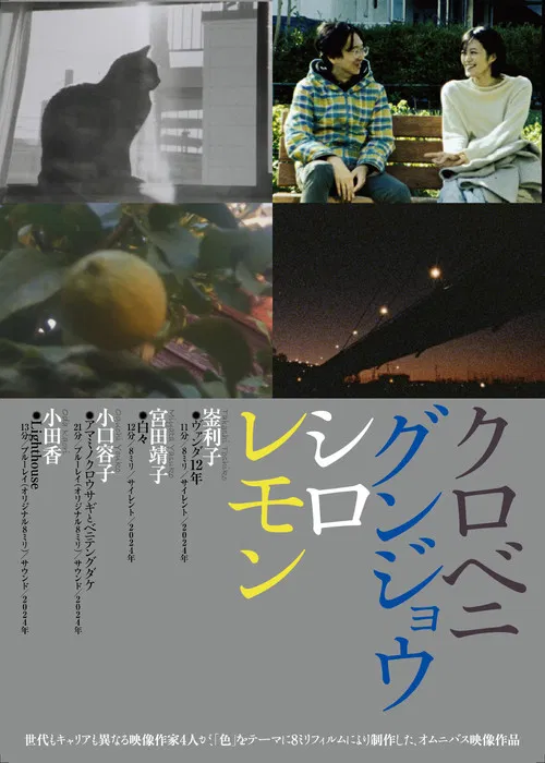 Black Red Ultramarine White Lemon poster