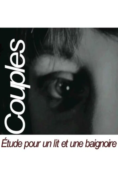 Étude pour un lit et une baignoire poster