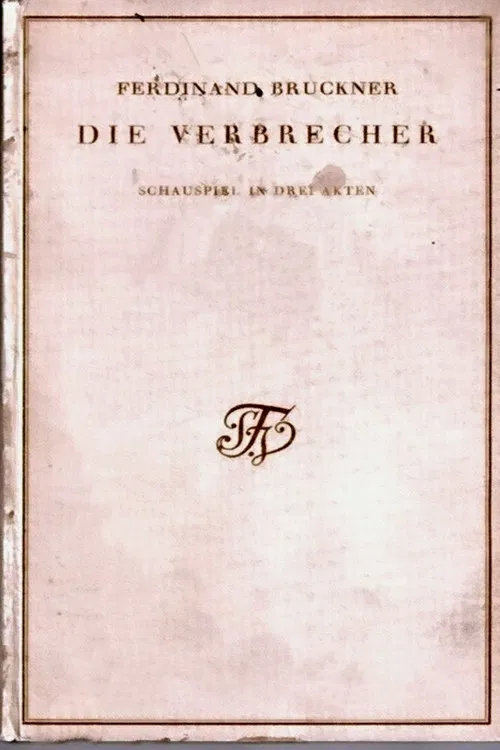 Die Verbrecher poster