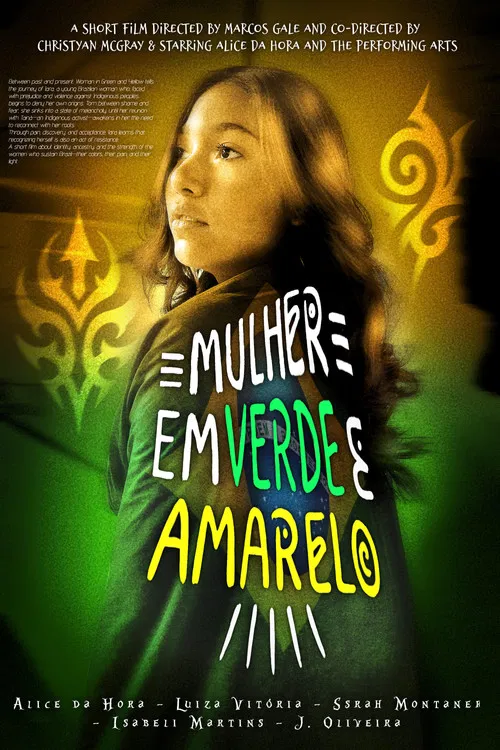 Woman in Green and Yellow poster
