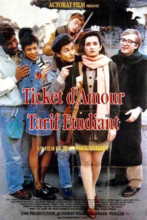 Ticket d'amour, tarif étudiant poster