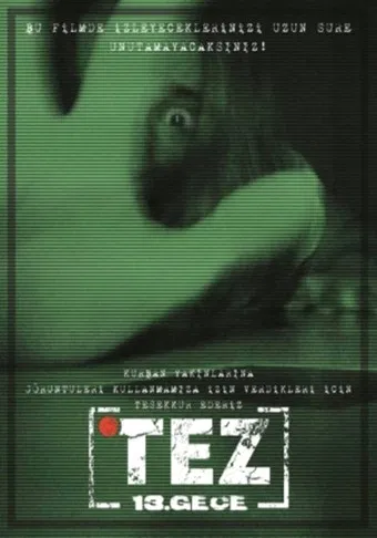 Tez 13. Gece poster