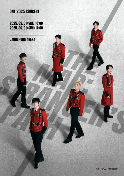 2025 ONF CONCERT [THE MAP:STRANGER’S PATH] poster