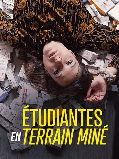Étudiantes en terrain miné poster