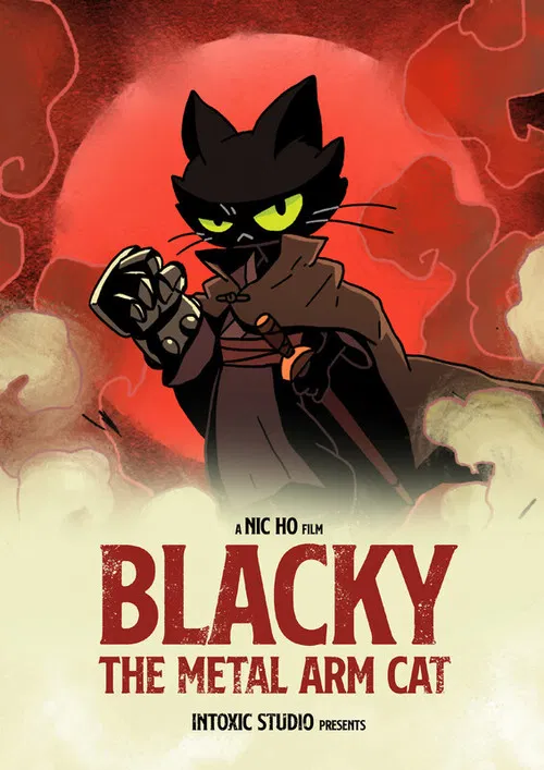 Blacky the Metal Arm Cat poster