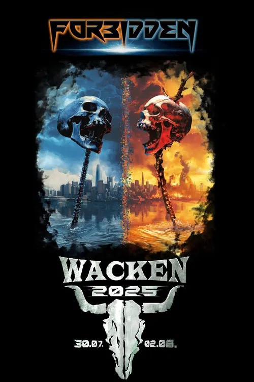 Forbidden Live at Wacken 2025 poster