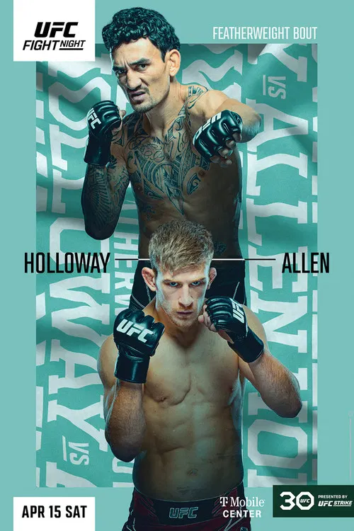 UFC on ESPN 44: Holloway vs. Allen poster